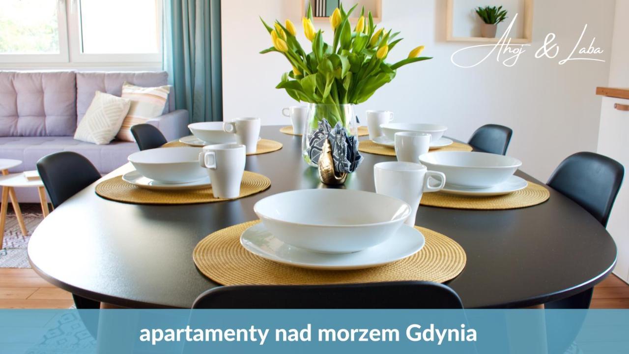 Laba - Basen, Blisko Plazy, Cisza, Taras, Parking, Bezplatne Wifi, Wyjatkowy! Lägenhet Gdynia Exteriör bild