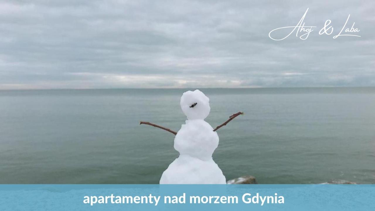 Laba - Basen, Blisko Plazy, Cisza, Taras, Parking, Bezplatne Wifi, Wyjatkowy! Lägenhet Gdynia Exteriör bild